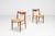 Tan Teak Dining Chairs Glyngore by Arne Wahl Iversen, Denmark, 1960, Set of 6 For Sale - Image 8 of 17