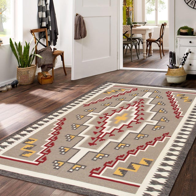 2020s Pasargad Home Tuscany Mocha Wool Area Rug- 8'10'' X 12' 1'' For Sale - Image 5 of 5