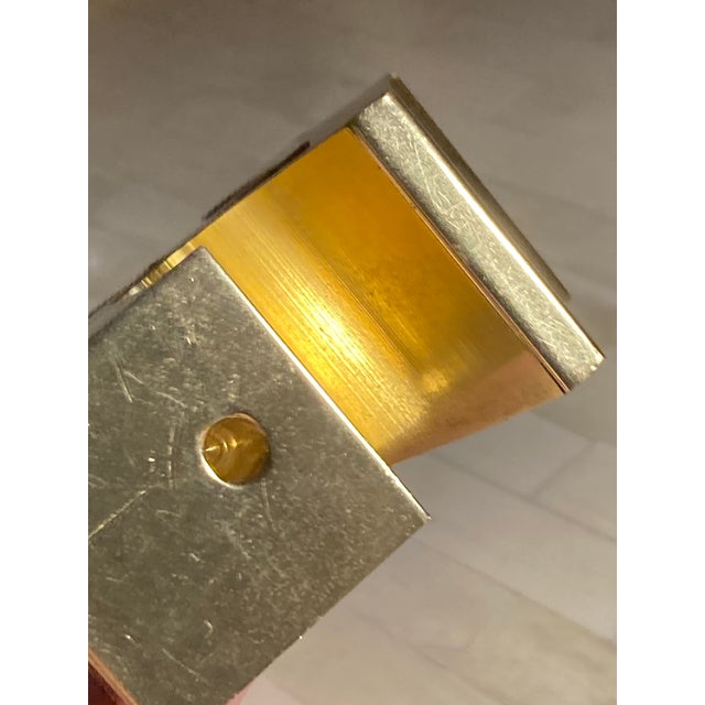 1970s Authentic Vintage 1970s Robert Indiana "Love" Brass or Gold-Tone Paperweight For Sale - Image 5 of 11