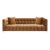 Burnt Umber Bea Cognac Velvet Sofa For Sale - Image 8 of 8
