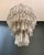 Gray Large Vintage Murano Glass Tiered Chandelier with Smoked Glass Tube, 1990s For Sale - Image 8 of 16