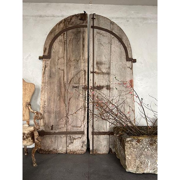 18th Century French Aubenas Castle Doors For Sale In Los Angeles - Image 6 of 8