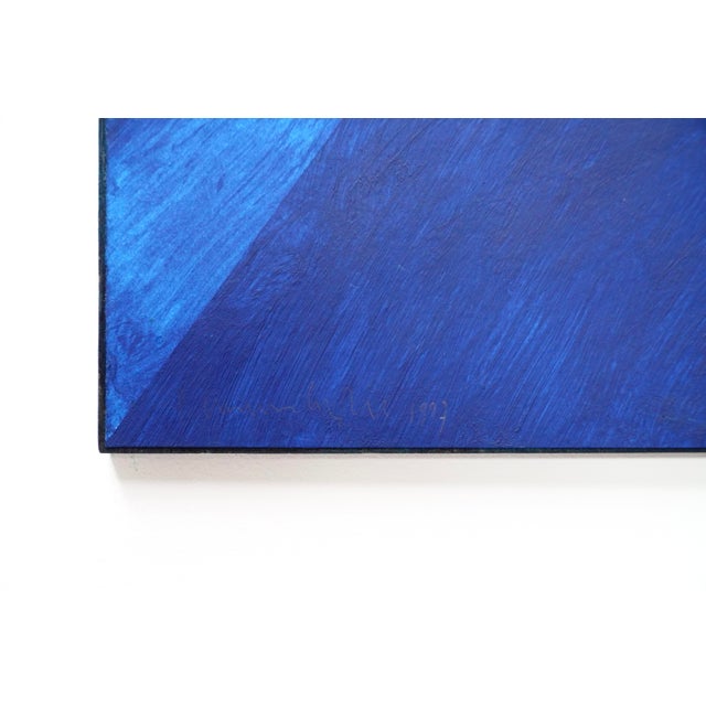 1990s Gilbert Swimberghe, Composition, Oil on Paper on Panel, 1997 For Sale - Image 5 of 9