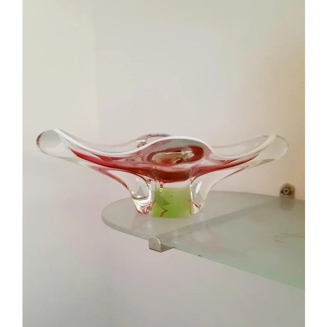 Glass Submerged Bowl in Murano Glass, 1970s For Sale - Image 7 of 7