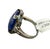 Contemporary 9.00 CTW Mid-Century No Heat Burmese Sapphire & Diamond 18k White Gold Ring, Size 7 For Sale - Image 3 of 8