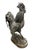 Metal Pair of Mid-20th Century Vintage Cast Iron Rooster Garden Statues For Sale - Image 7 of 12