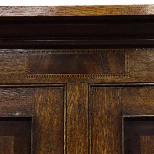 Vintage Oak Cabinet For Sale - Image 5 of 12
