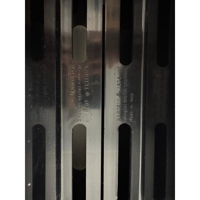 Kartell Black Magazine Rack by Giotto Stoppino for Kartell, 1970s For Sale - Image 4 of 6
