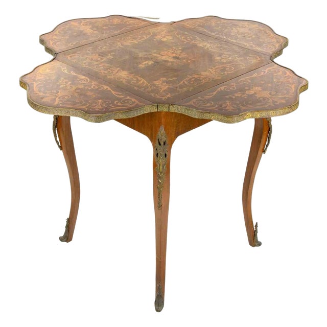 Small Folding Table in Metal and Wood, Italy, 20th Century For Sale