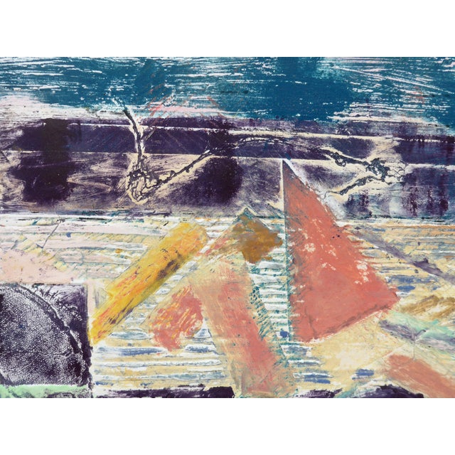Modern Martha Holden "Kites" Contemporary Mono Print For Sale - Image 3 of 8