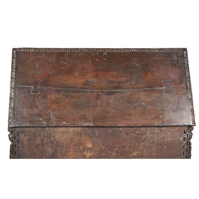 Italian Renaissance Walnut Cassone, 17th/18th Century For Sale - Image 17 of 18