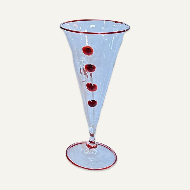 1940s 2017 Set of 2 Venini Glass Horns by Piero Fornasetti Sold by Barney’s New York For Sale - Image 5 of 11