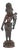 Copper Alloy Standing Indra Figure, Nepal, 1920s For Sale