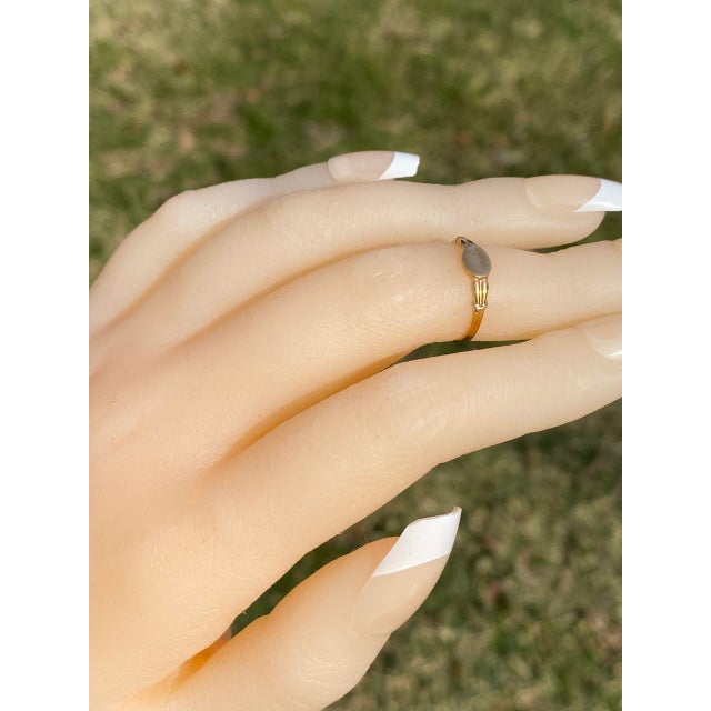 The Baba: Child's Antique Yellow Gold Signet Ring For Sale - Image 10 of 10