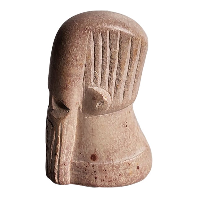 Late 20th Century Hand Carved African Soapstone Sculpture For Sale