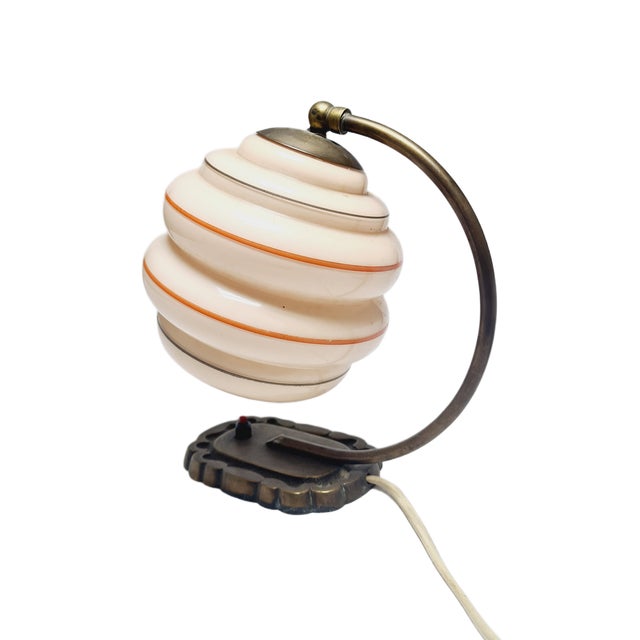 Art Deco Bedside Lamp, Belgium, 1950s For Sale - Image 12 of 12