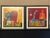 Wood Karen Hoepting Signed "Spirit Leaf" Framed Animal Prints - Edition 65/200 - Pair For Sale - Image 7 of 17