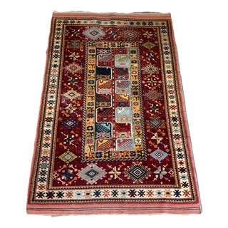 Yalameh Rug with Fine Geometric Pattern by Ignoto For Sale