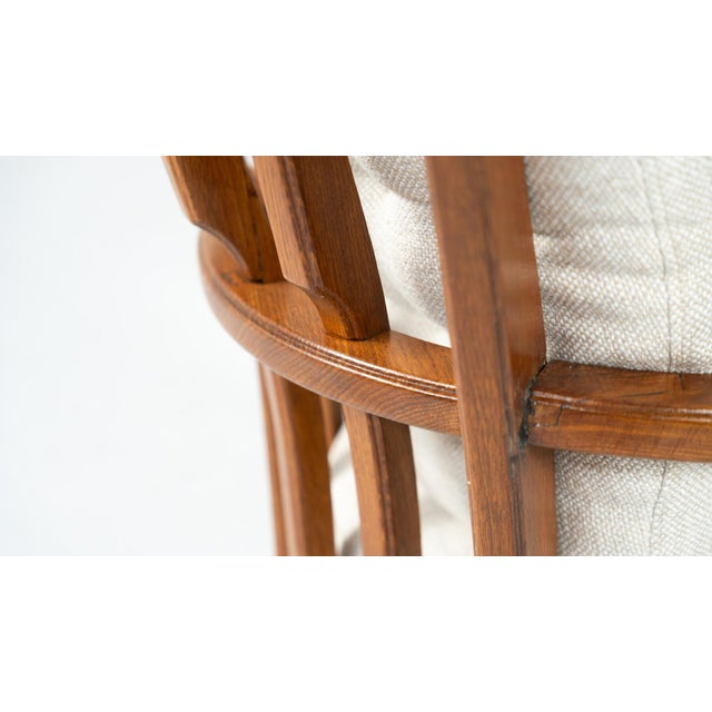 Vintage Madame Lounge Chairs by Guillerme and Chambron for Votre Maison, 1950, Set of 2 For Sale - Image 14 of 18