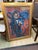 1970s Original Abstract Painting by Peter Keil. This great piece was executed on board and depicts a colorful whimsical...