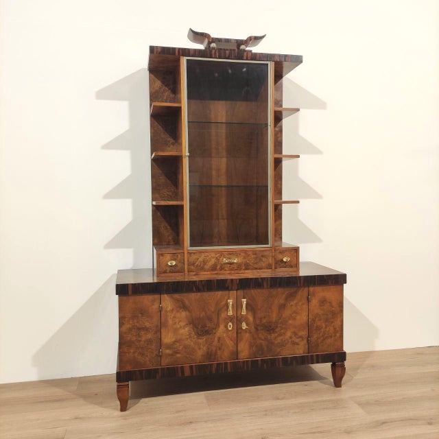 Display Cabinet attributed to Giò Ponti, Italy, 1940s For Sale - Image 4 of 8