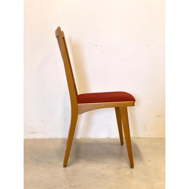 Beech Chairs, 1960s, Set of 4 For Sale - Image 4 of 10