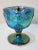Contemporary 1970s Indiana Harvest Grape Blue Carnival Glass Creamer For Sale - Image 3 of 7