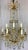 Signed E. F. Caldwell Gilt Bronze and Crystal Louis XVI Style Chandelier For Sale - Image 9 of 12