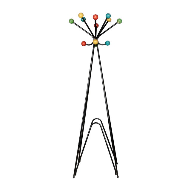 20th Century Atomic Coat Stand by Roger Feraud, France, 1960s For Sale