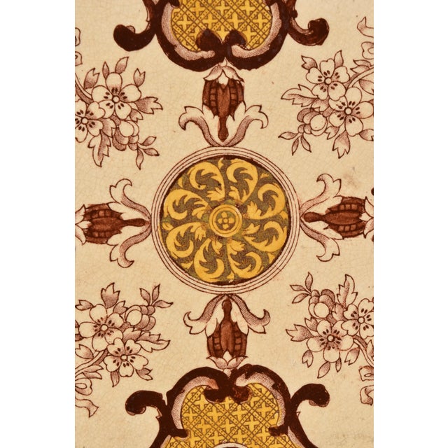 Minton Victorian Transfer-Printed Tile For Sale In San Diego - Image 6 of 6