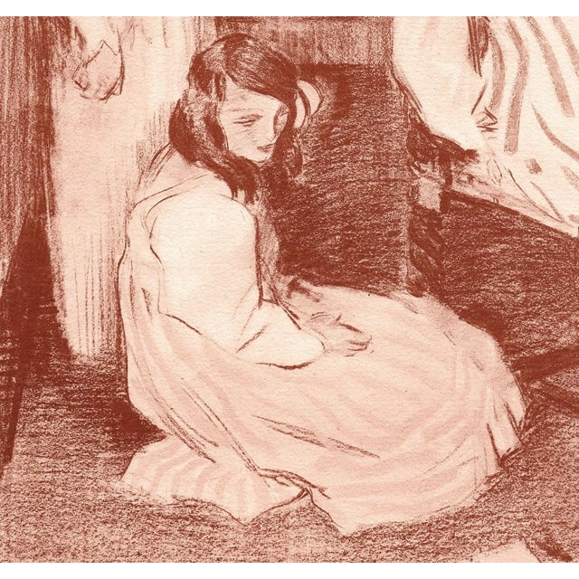 Alfredo Müller, Bouderie, 1898, Original Lithograph For Sale - Image 4 of 8