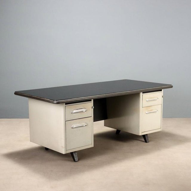 Mid-Century Metal Desk, 1960s For Sale - Image 10 of 10