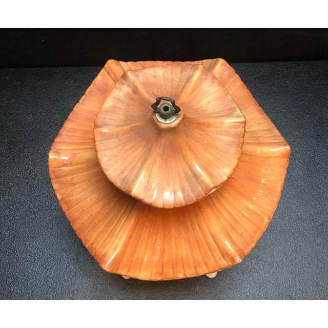 Mid 20th Century Majolica Birdcage Glazed Ceramic For Sale - Image 4 of 5