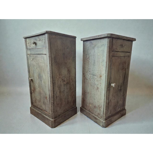 Antique Bedside Tables, 1890s, Set of 2 For Sale - Image 10 of 10