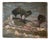 Landscape Composition, 1940s, Oil Painting on Wood Panel For Sale