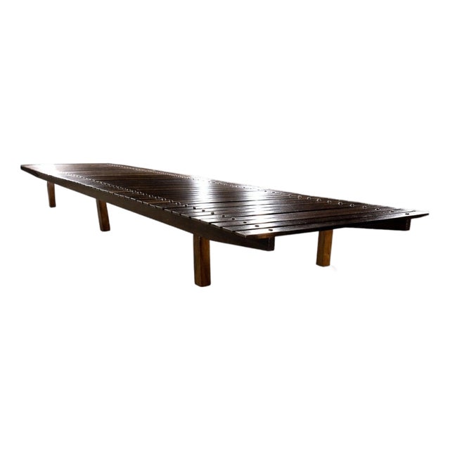 Mucki Bench in Rosewood, Sergio Rodrigues, 1958 For Sale