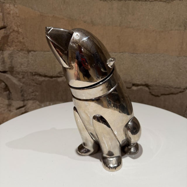 Mid Century Modern Polar Bear Cocktail Shaker Art Deco Style For Sale - Image 13 of 13