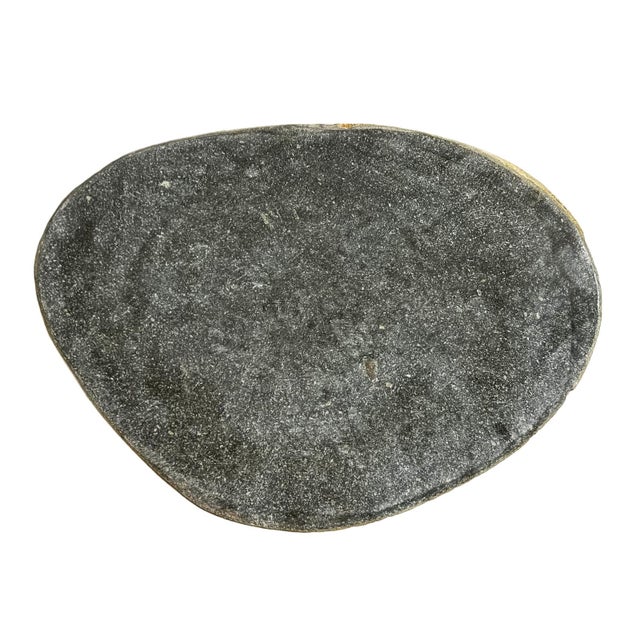 Stone Boulder Outdoor Stool Side Table For Sale In Los Angeles - Image 6 of 6