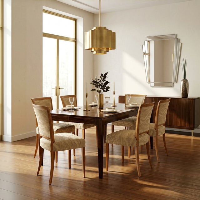 Six Bruno Paul dining chairs, model 345, Deutsche Werkstätten Hellerau, 1935 These chairs have more appeal than just "Art...