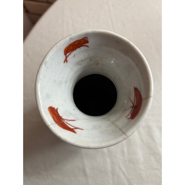 Japanese Antique Japanese Imari Baluster Vase | Hand-Painted | Meiji Period Arita Porcelain For Sale - Image 3 of 5