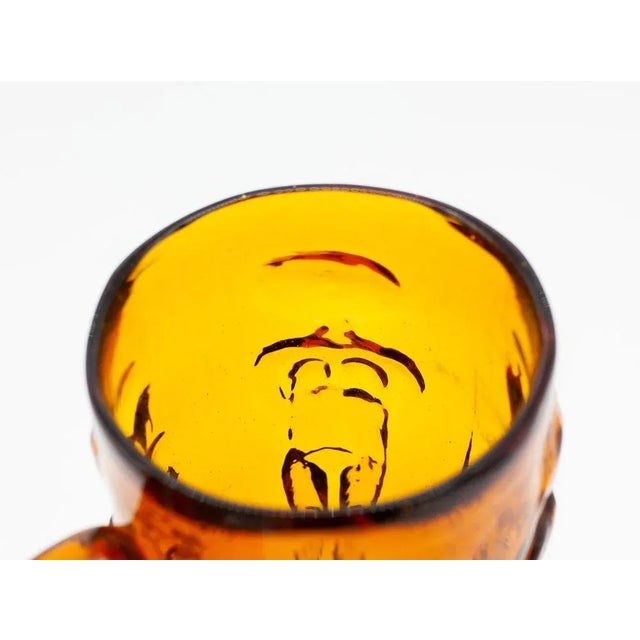 Mid-Century Modern Glass Mug with Figures by Erik Höglund for Boda, Sweden, 1960s For Sale - Image 3 of 6