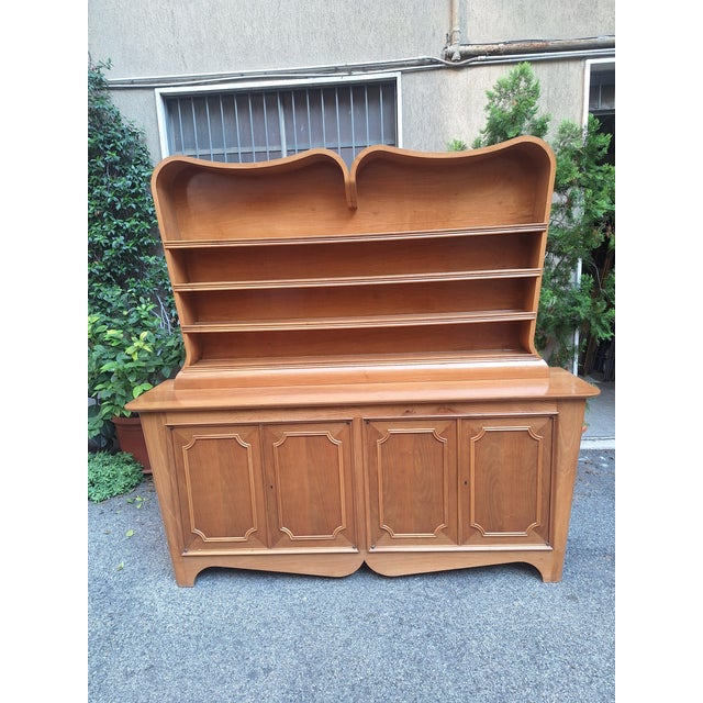 1940s Vintage Plate Rack in Sinuous Light Wood by Mario Cereghini, 1940s For Sale - Image 5 of 18