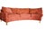 Milo Baughman for Thayer Coggin Vintage Curved Serpentine Sectional Sofa in Sienna Chenille, Attributed to Milo Baughman, Circa 1970s For Sale - Image 4 of 17