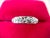 Mid 20th Century Mid 20th Century Vintage White Gold Single Cut Diamond Ring, Size 6.5, 10k For Sale - Image 5 of 8