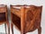 Early 20th Century Pair of Marquetry Walnut Nightstands Tables with Drawer and Open Shelf For Sale - Image 12 of 18