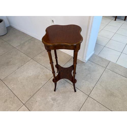 Brown Baroque Style Side Table or Plant Stand For Sale - Image 8 of 9