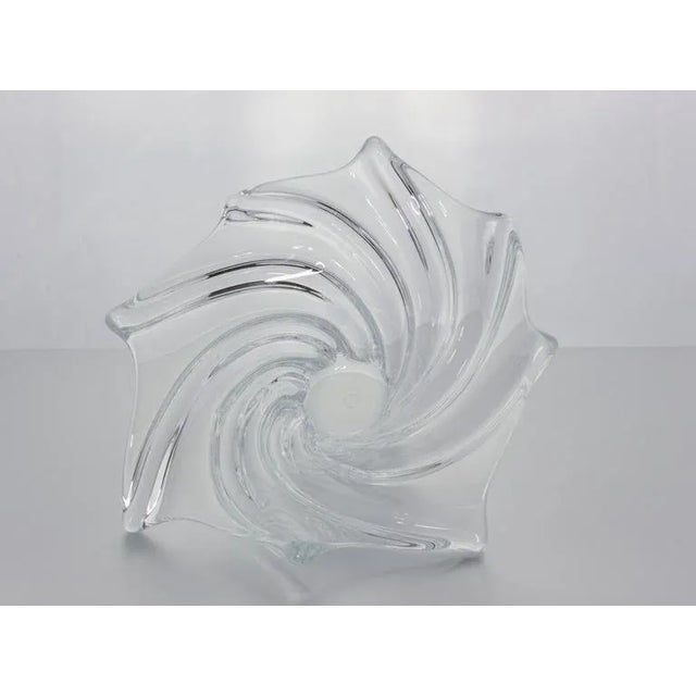 Art Vannes Vannes 1950s Crystal Bowl For Sale - Image 4 of 7
