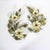 Torch Cut Brass Leaf and Shell Flower Wall Art Hollywood Recency Mid 20th Century - Set of 2 For Sale - Image 4 of 12