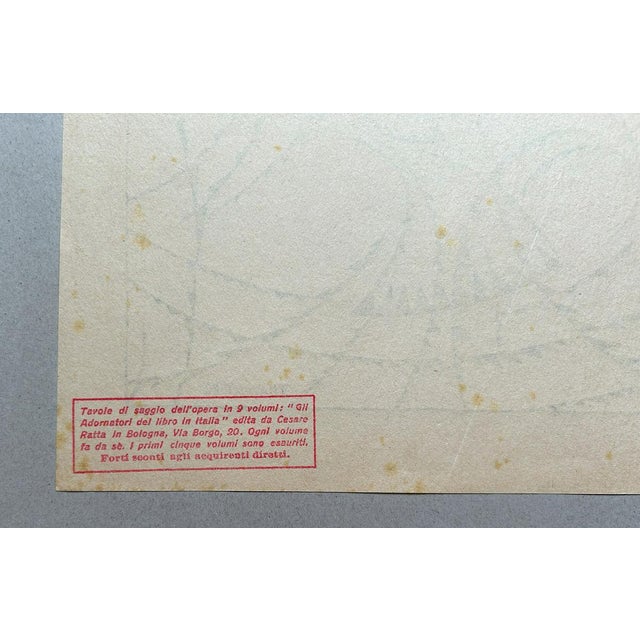 Thayaht, Futurist Composition, 1930s, Woodcut For Sale - Image 9 of 12