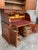 19th Century Empire Mahogany Bureau Secretary with Bookcase For Sale - Image 11 of 18